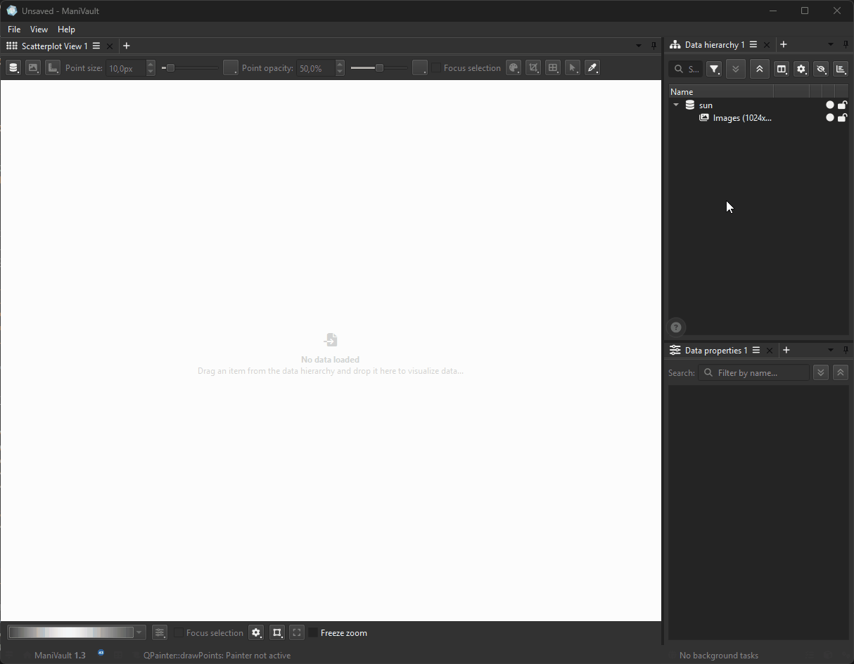 Drag and drop behaviour in action