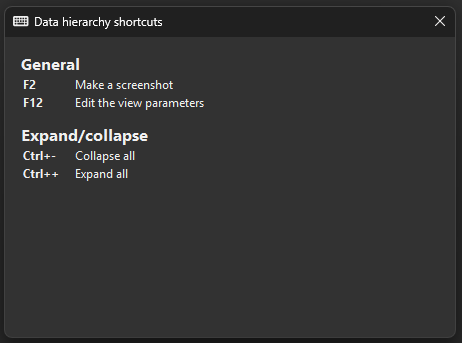Learning center plugin shortcuts