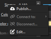 Context menu